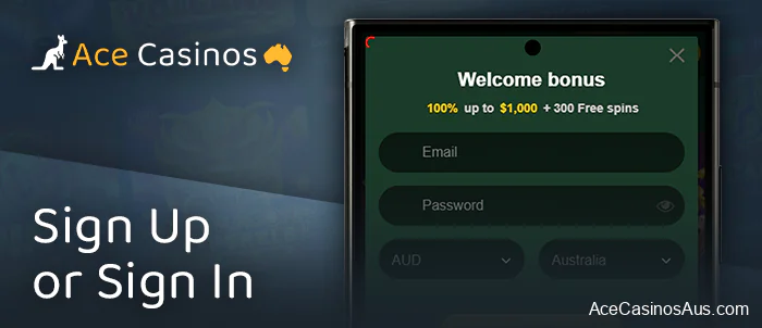 Register at Android Casinos or log in