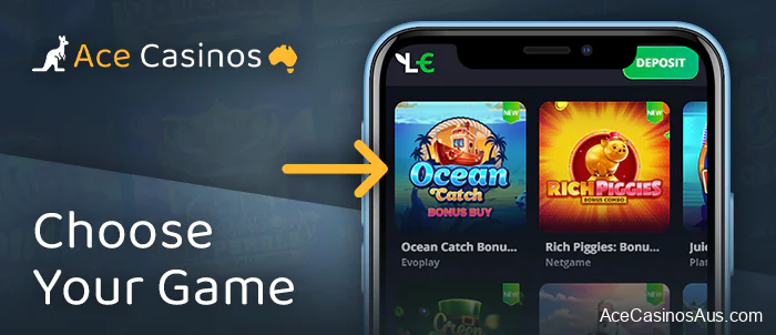 Choose a slot to play at iPhone online Casinos