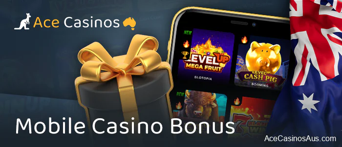 Bonuses at mobile casinos for Aussies