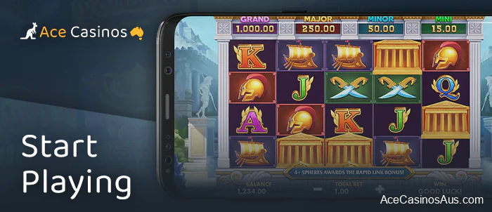 Choose a pokies and play at mobile casino