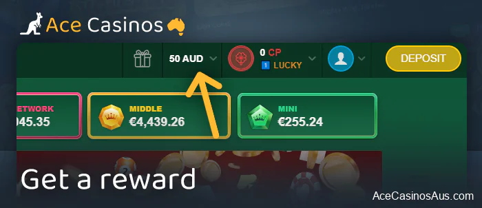 Wait for the no deposit bonus to be credited to the online casino