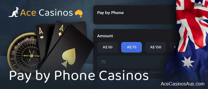 Pay by Phone online casinos for Australian players