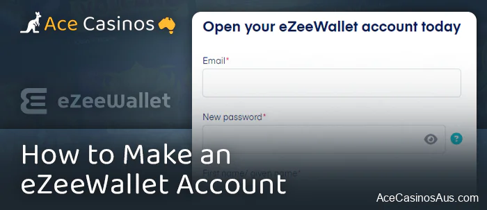 Register an eZeeWallet account for payments at AUS casinos