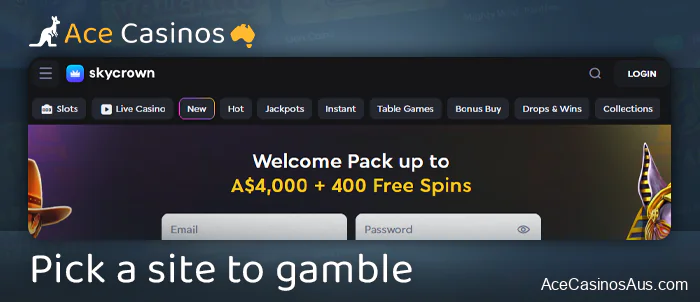 Choose an online casino with MasterCard payments