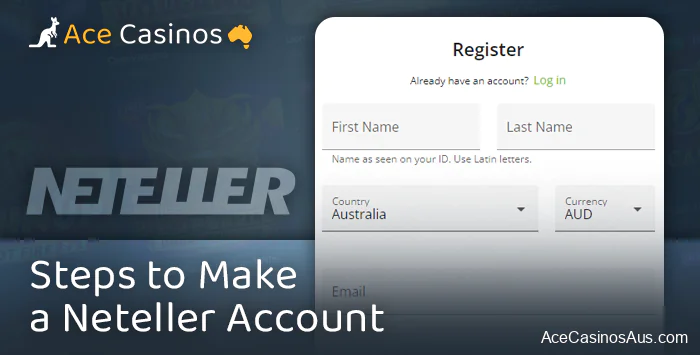 Neteller wallet registration for online casino payments - instructions