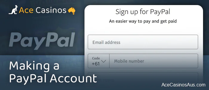 Create a PayPal account for casino payments - a guide for Aussies