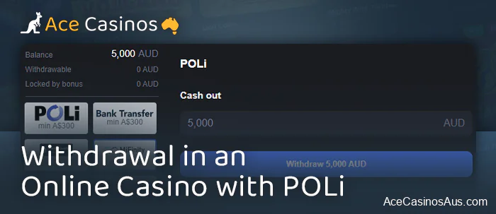 How to get winnings from online casino to POLi account