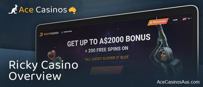 More information about Ricky Casino for players from Australia