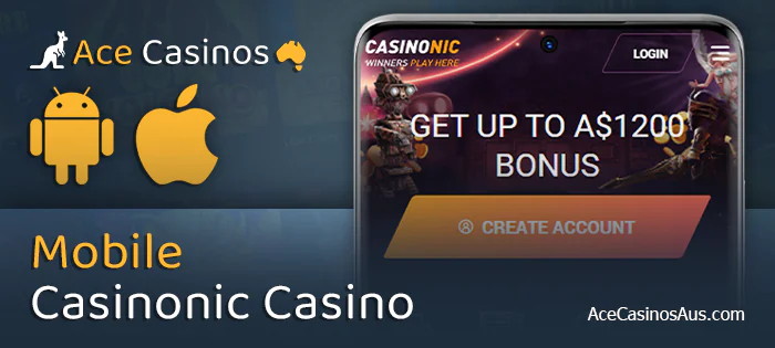 About Casinonic app for android and ios devices