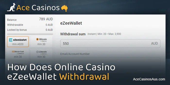 Withdrawing money at eZeeWallet online casinos - instructions