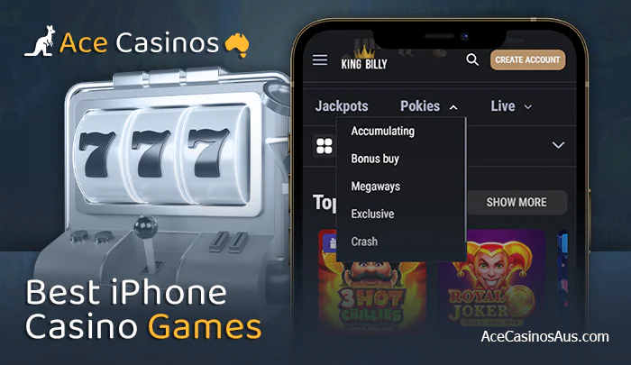 About the best pokies in iPhone online casinos