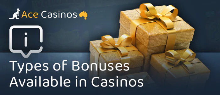 Kinds of bonuses for Aussie online casino players