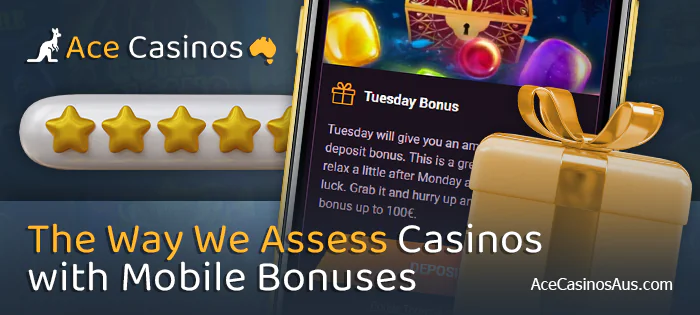 How is the Rating of online casino with mobile bonus