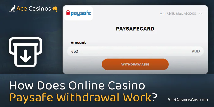 How to make a withdrawal from an online casino to PaySafe account